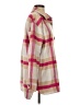 Monrow Plaid Pink Coat Size S - photo 4
