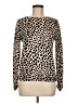 Diane von Furstenberg Animal Print Tan Pullover Sweater Size M - photo 1