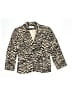 Calvin Klein 100% Polyester Animal Print Ivory Blazer Size 2 - photo 1