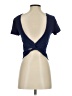 Lulus Blue Short Sleeve Top Size S - photo 2