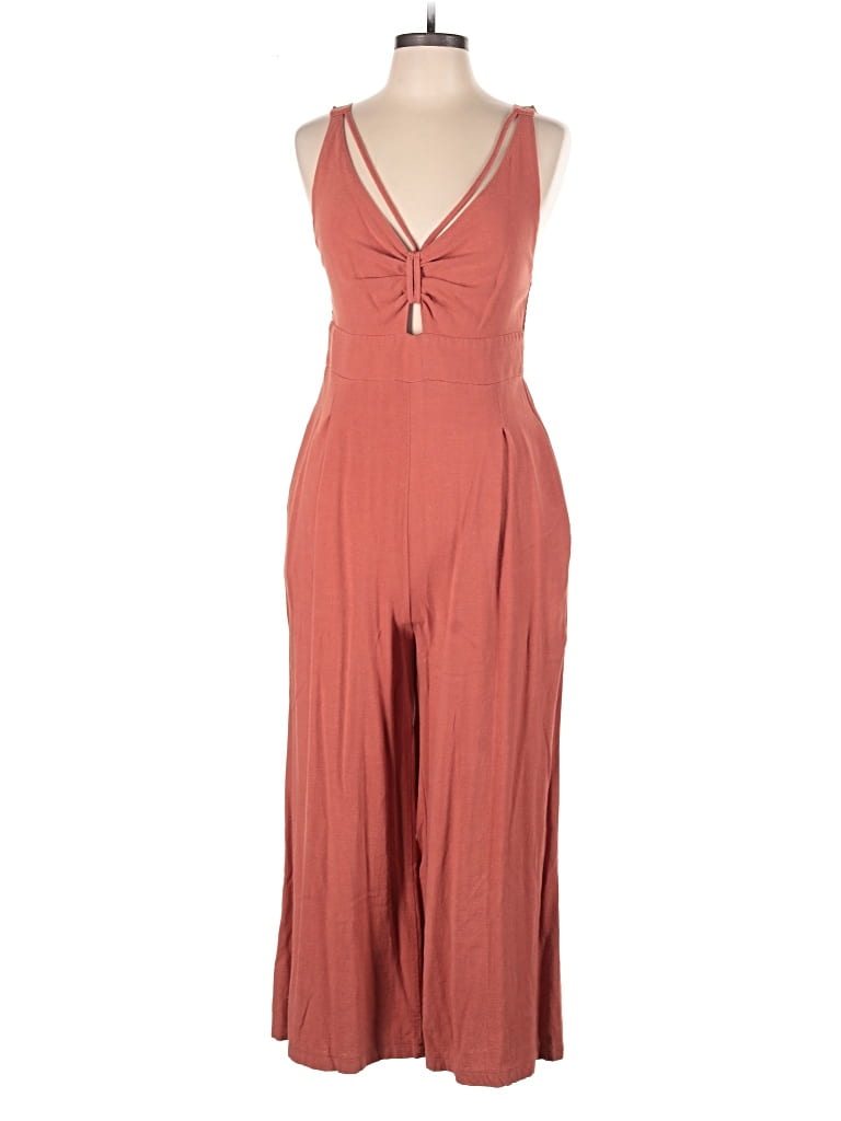 Pre-owned Unbranded Jumpsuit In Brown