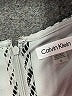 Calvin Klein 100% Polyester Stripes Silver Casual Dress Size 12 - photo 7
