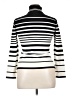Casual Corner Stripes Ivory Turtleneck Sweater Size XL - photo 2