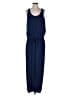 CAbi 100% Polyester Solid Blue Jumpsuit Size M - photo 1