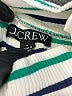 J.Crew Stripes Green Turtleneck Sweater Size L - photo 7