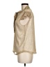 Draper James Metallic Gold Sleeveless Blouse Size M - photo 5