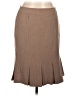AGB Solid Brown Formal Skirt Size 10 (petite) - photo 1