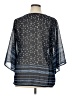 Hannah 100% Polyester Blue 3/4 Sleeve Blouse Size XL - photo 2