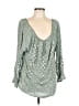 Rungolee Green 3/4 Sleeve Blouse Size S - photo 1
