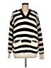 Zara Stripes Ivory Pullover Sweater Size M - photo 1