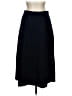 Orvis 100% Polyester Solid Black Blue Formal Skirt Size 10 (petite) - photo 1