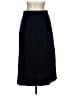 Orvis 100% Polyester Solid Black Blue Formal Skirt Size 10 (petite) - photo 2