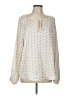 Tamara H. 100% Polyester Ivory Long Sleeve Blouse Size L - photo 1