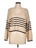 Divided by H&M Stripes Tan Pullover Sweater Size L - photo 1