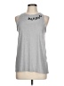 Fit2BMom Gray Sleeveless T-Shirt Size L - photo 1