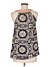 Le Sample 100% Polyester Blue Sleeveless Blouse Size M - photo 2