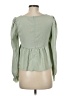 Shein 100% Polyester Green Long Sleeve Blouse Size M - photo 2
