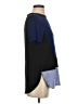 Thakoon Color Block Blue Short Sleeve Top Size XS - photo 4