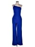 Crystal Sky Solid Blue Jumpsuit Size M - photo 1