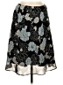 George 100% Polyester Floral Black Casual Skirt Size 6 - photo 1
