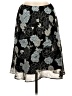 George 100% Polyester Floral Black Casual Skirt Size 6 - photo 2