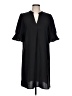 Shein 100% Polyester Solid Black Casual Dress Size L - photo 1