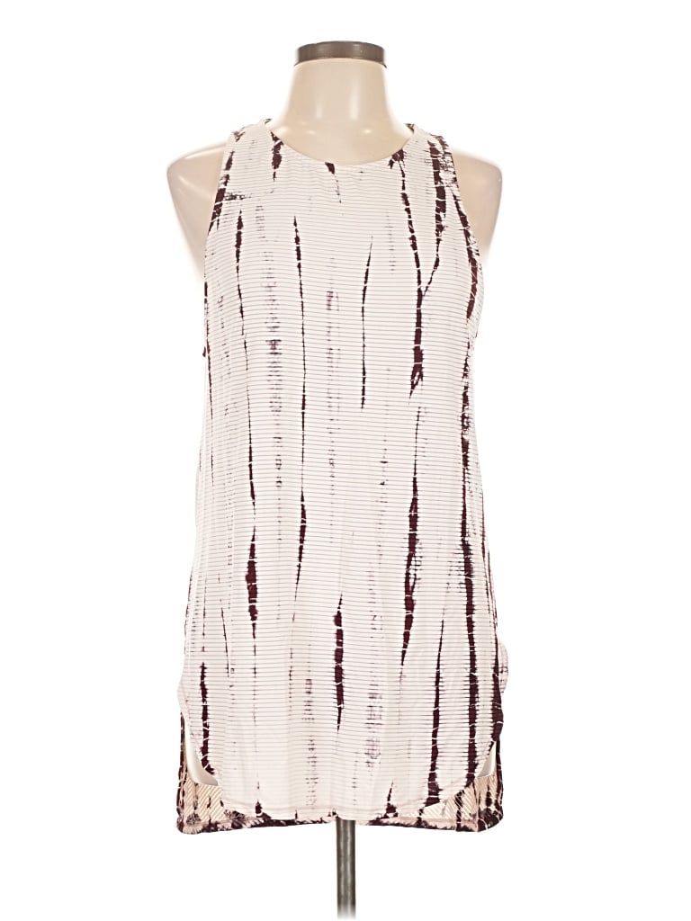 Pre-owned Maaji Tank Top White Halter Neckline Tops