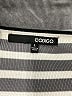 Codigo Stripes Gray Ivory Casual Dress Size L - photo 7