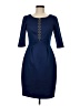 Sangria Blue Casual Dress Size 6 - photo 1