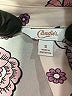 Candie's 100% Polyester Floral Ivory Long Sleeve Blouse Size S - photo 7