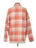 Andree by UNIT 100% Polyester Plaid Orange Coat Size S - photo 2
