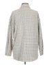 Paper Crane Houndstooth Gray 3/4 Sleeve Button-Down Shirt Size S - photo 2