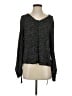 Lulus Polka Dots Black Long Sleeve Blouse Size S - photo 1