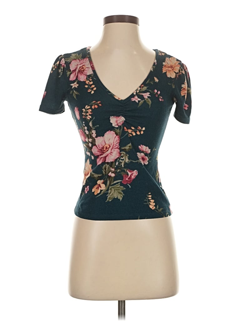 Pre-owned Candies Candie's Short Sleeve T-shirt In Blue