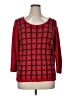 The Limited Plaid Red Pullover Sweater Size XL - photo 1