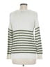 It's Our Time Stripes Green Pullover Sweater Size M - photo 2