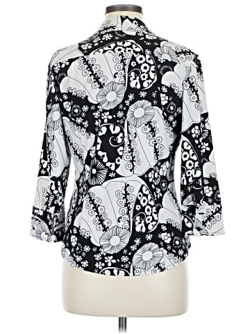 Essentials by Milano 3/4 Sleeve Blouse (view 2)