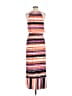 Apt. 9 Stripes Orange Casual Dress Size M - photo 2