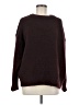 Line & Dot Solid Burgundy Pullover Sweater Size M - photo 1