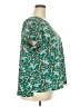 ModCloth 100% Polyester Green Short Sleeve Blouse Size 2X - photo 4
