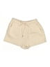 Assorted Brands Solid Ivory Athletic Shorts Size L - photo 1