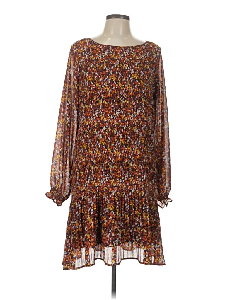 Pre-owned Black Tape_ Casual Dress In Brown