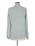 Equipment Houndstooth Teal Long Sleeve Blouse Size M - photo 2