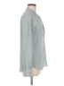 Equipment Houndstooth Teal Long Sleeve Blouse Size M - photo 4