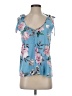 Shein 100% Polyester Blue Sleeveless Blouse Size 4 - photo 1
