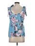 Shein 100% Polyester Blue Sleeveless Blouse Size 4 - photo 2
