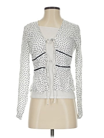 Scripted Long Sleeve Top (view 1)