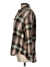 Old Navy 100% Cotton Plaid Brown Long Sleeve Button-Down Shirt Size L - photo 5