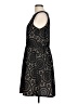 Tacera 100% Polyester Paisley Black Cocktail Dress Size L - photo 5