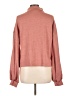 Shein Solid Pink Turtleneck Sweater Size L - photo 2